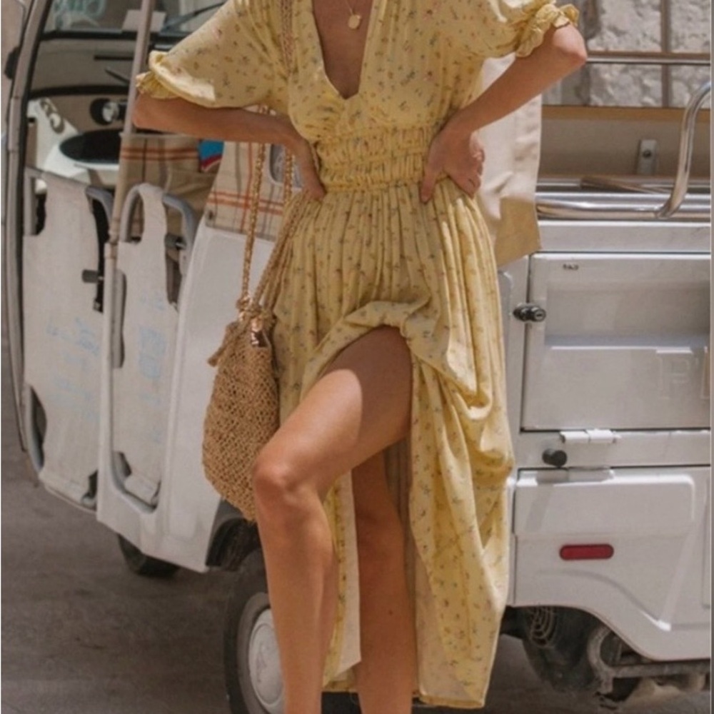 Spell Lemonade Midi Dress